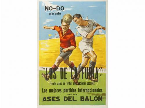 1961. CARTEL. (DEPORTE). NO-DO PRESENTA "LOS DE LA FURIA"...