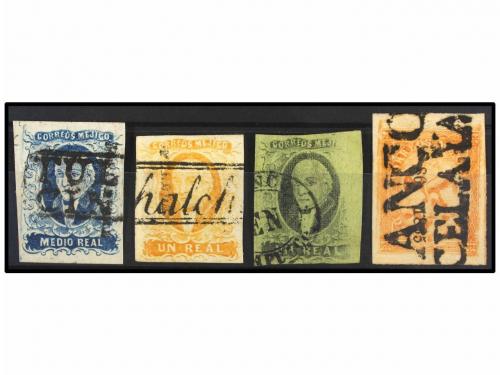 ° MEXICO. Sc. 1, 2, 7, 23. Muy bonitas cancelaciones. 