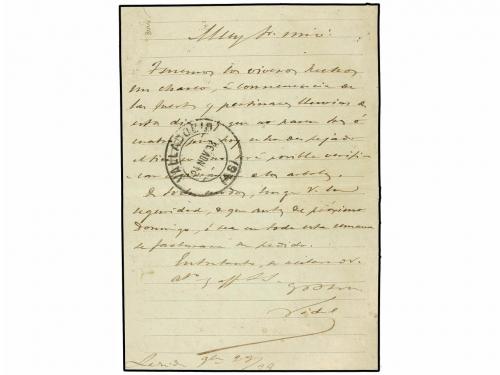 ✉ ESPAÑA. Ed. 217. 1898. Tarjeta Postal de CAMPOS ELISEOS DE