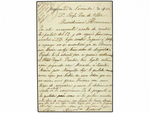 ✉ ESPAÑA. Ed. 218. 1900. Tarjeta Postal de la IMPRENTA SUBIR