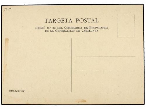 ✉ ESPAÑA GUERRA CIVIL. TARJETA POSTAL. "Hasta vencer o morir