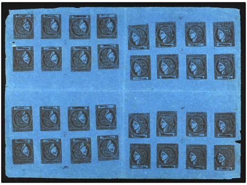 */° ARGENTINA. 1856-77. CORRIENTES. Conjunto de sellos en nu