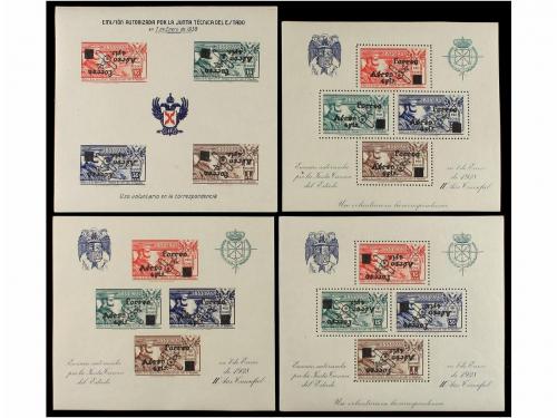 ** ESPAÑA: VIÑETAS. GLORIA a ZUMALACARREGUI. Conjunto de 16 