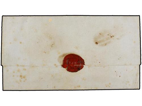 ✉ ESPAÑA. Ed. 40. 1855 (14 Noviembre). ARRECIFE a LAS PALMAS