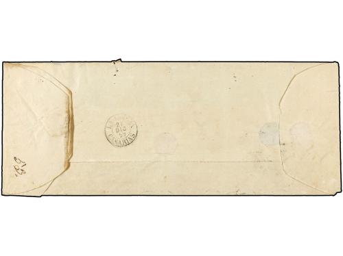 ✉ ESPAÑA. Ed. 35, 36. 1859 (14 Dic.). ARRECIFE a LA LAGUNA. 