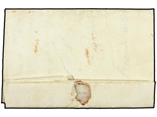 ✉ ESPAÑA: PREFILATELIA. 1846. VALDELAGUNA a LEGANES. Fechado