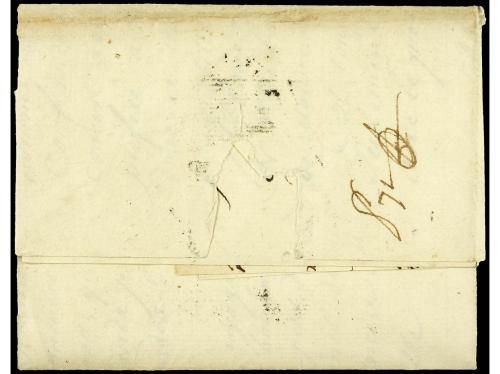 ✉ ESPAÑA: PREFILATELIA. 1760. PUERTO DE SANTA MARIA a FRANCI