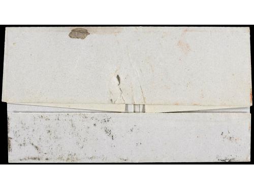 ✉ ESPAÑA: PREFILATELIA. (1850 CA.). Envuelta circulada a MAD