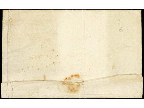 ✉ ESPAÑA: PREFILATELIA. 1838. VILLARREAL a MARQUINA. Marca G