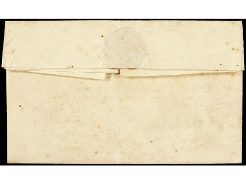 ✉ ESPAÑA: PREFILATELIA. 1846. BENAVENTE a ASTORGA. Fechador 