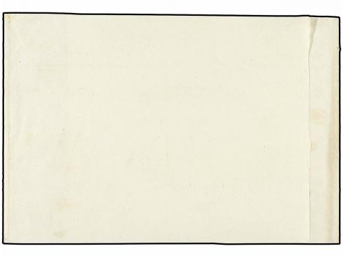 ✉ ESPAÑA. Ed. 24 (5). 1854. Envuelta conteniendo documentaci
