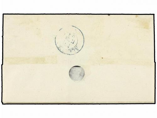 ✉ ESPAÑA. Ed. 33. 1854. MONTEALEGRE a ALBACETE. 4 cuartos ro