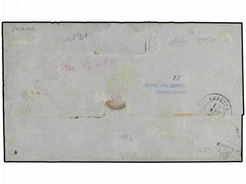 ✉ GRECIA. Ed. Vl.29b(5),30. 1865. ARGOSTOLION a KERKYA. 2 l.