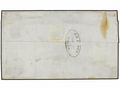 ✉ COLOMBIA. Ed. . Yv. 35. 1868. HONDA a BOGOTA. 10 ctvos. gr