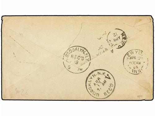 ¿ DINAMARCA. Ed. . 1885. Cover fron DENMARK, franked with si