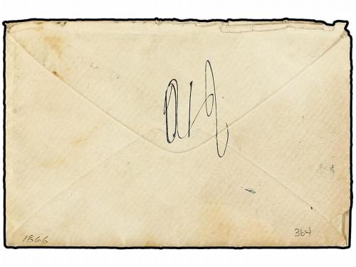 ✉ ALEMANIA ANTIGUOS ESTADOS: TOUR Y TAXIS. Ed. . 1866. Cover