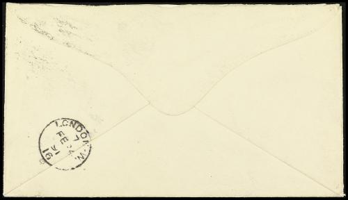 ✉ GRAN BRETAÑA. 1891. 1 d. Pink advertising postal stationer