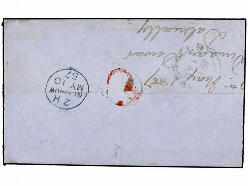 ¿ GRAN BRETAÑA. Ed. . 1857. Cover used to ABERFELDY bearing