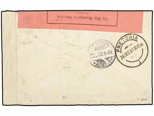 ¿ AFRICA DEL SUR. Ed. . 1901. Combination cover of GREAT BRI