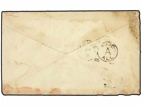 ✉ NIGERIA. Ed. . Sg. 20. 1885. Cover (with original contents