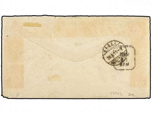 ✉ SUIZA. 1871. Cover (with original contents) bearing 1867-7