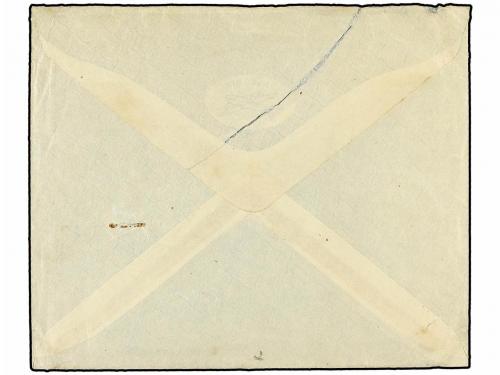 ✉ BRUNEI. Ed. . 1948. Cover used to ENGLAND bearing 25 c. & 