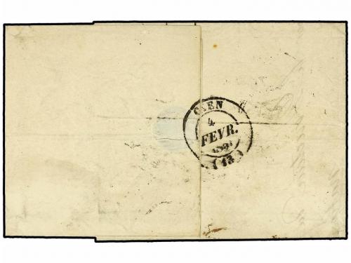 ¿ FRANCIA. Ed. . 1849. 1 f. brown carmine, clear to large ma