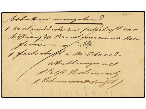 ✉ AUSTRIA. 1880. 2 kr. brown on buff stationery card used to