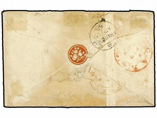 ✉ INDIA INGLESA. Ed. . 1858. Cover to his GRACE the Duke of 