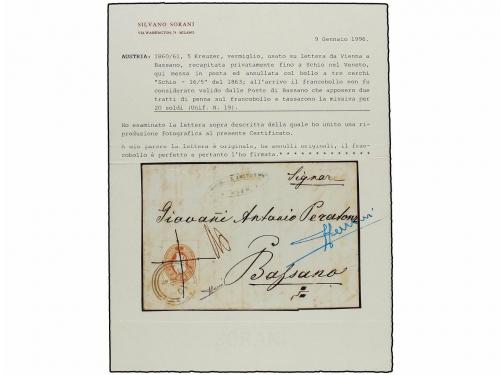 ¿ ITALIA ANTIGUOS ESTADOS: LOMBARDO-VENECIA. Ed. . 1863. VIE