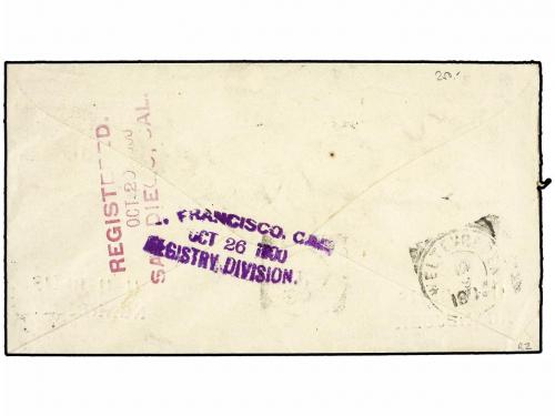 ✉ INDIA HOLANDESA. Ed. . 1900. 10 c. on 20 c. blue stationer