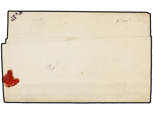 ✉ ALEMANIA. 1695 (July). Printed Entire letter from ´Camp Wa