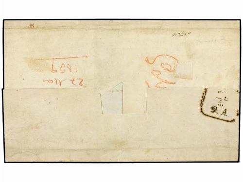 ✉ AUSTRIA. Ed. . 1859. Cover to PRAGUE franked by 1858-59 Ty