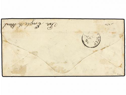 ¿ HONG KONG. Ed. . 1892. Registered cover to GB franked by 1