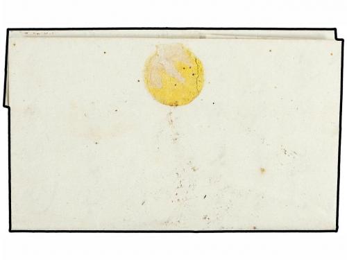 ✉ ESPAÑA: PREFILATELIA. 1838. SANLUCAR a JEREZ. Marca de fra