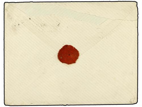 ✉ FRANCIA. Ed. . 1880 (June 2). Cover at 1 franc rate to the