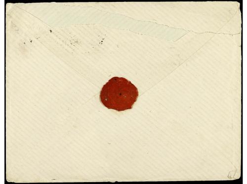 ✉ FRANCIA. 1880 (June 2). Cover at 1 franc rate to the Frenc