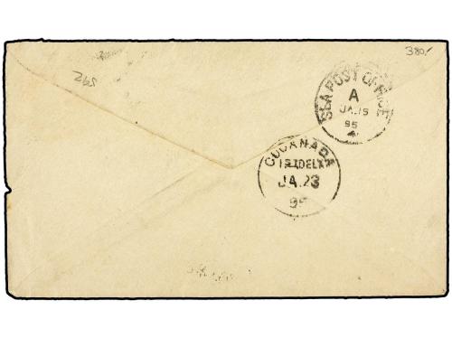 ✉ CANADA. 1894 (Dec 11). Cover from TORONTO to MADRAS, India