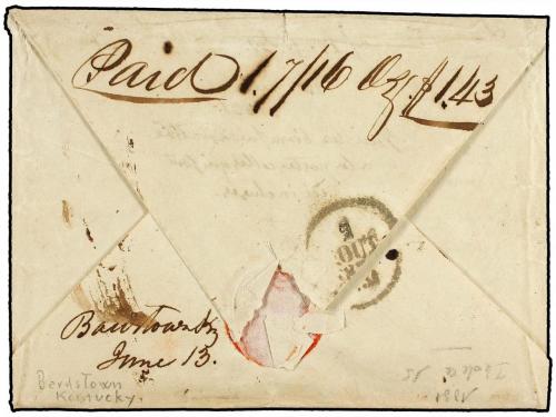 ✉ ESTADOS UNIDOS. Ed. . 1831 (Jan 4). Entire letter written 