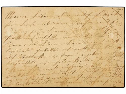 ✉ AUSTRIA. Ed. . 1878 (Aug 20). German 5 pf. violet postal s