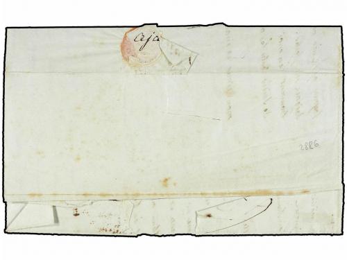 ¿ ARGELIA. Ed. . 1833 (15 Jul.). Folded letter from ALGERIA,