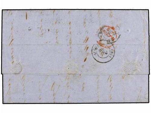 ¿ GRAN BRETAÑA. Ed. . 1861(Oct 2nd). Cover to Lucon, FRANCE