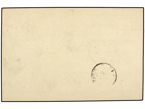 ✉ SEYCHELLES. 1897 (Sept 6). German Marine Schiffspost 10pf 