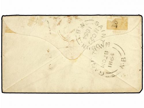 ✉ CANADA. 1864 (Nov 26). Cover to Chelsea, Mass, USA franked