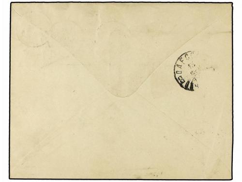 ✉ BELGICA. 1890 (Feb 20). 10c green stationery envelope used