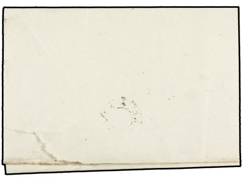 ✉ ESPAÑA. Ed. 35. 1862. ORDENES a CORUÑA. 1/2 onza, mat. mar