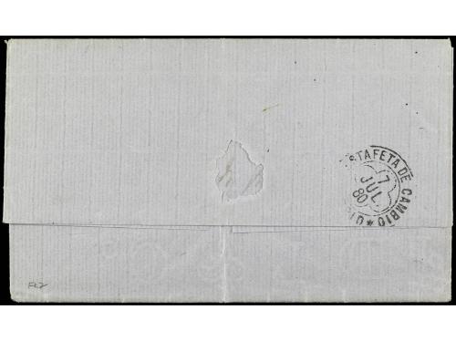✉ ESPAÑA. Ed. 204. 1880. MADRID a TONSBERG (Noruega). 25 cts