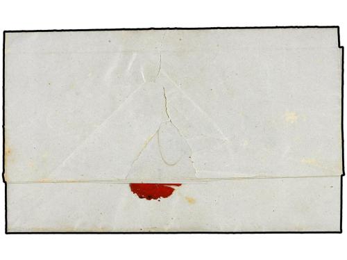 ✉ GIBRALTAR. 1857. GIBRALTAR a JEREZ DE LA FRONTERA. Encamin