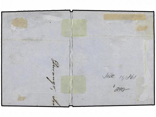 ✉ MEXICO. Ed. . 1861. DURANGO a GUADALAJARA. 1/2 de 4 reales