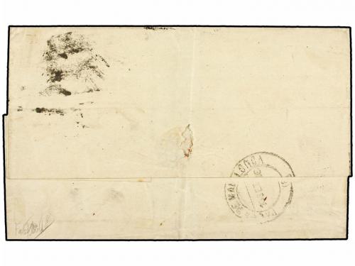 ✉ CUBA. Ed. 101F. 1886. HABANA a PALMA DE MALLORCA. 5 cts. a